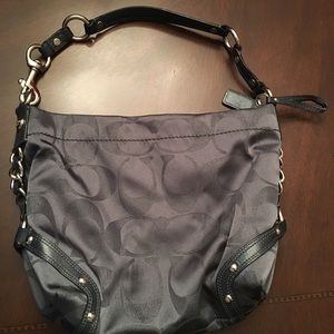 Unique Steel Grey COACH purse